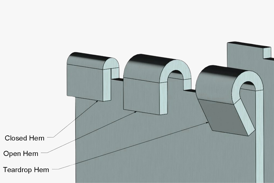 Frequent Hem Varieties In Sheet Metal Machining